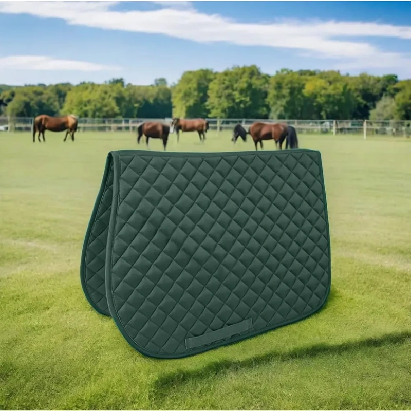 Customizable English Horse Saddle Pad with Foam