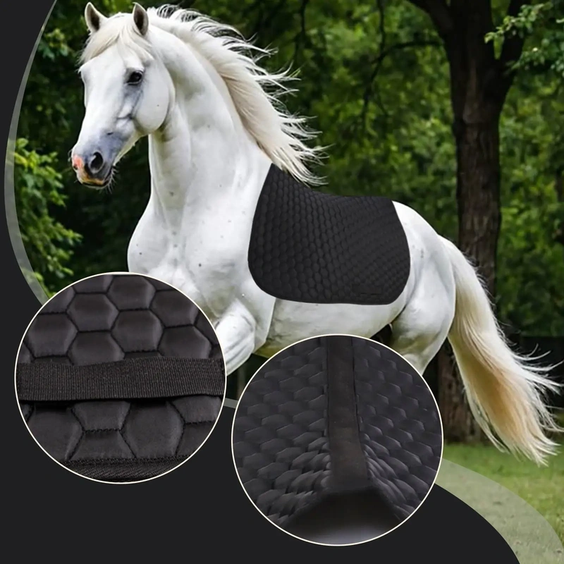 Premium Cotton Horse Saddle Pad Anti-Slip Design